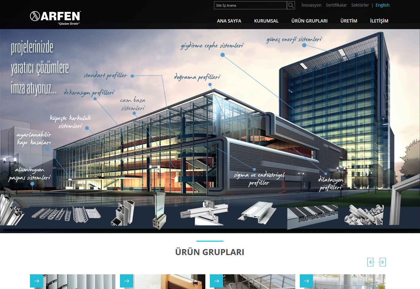 Arfen Aluminum Web Site Is Online Its New Face